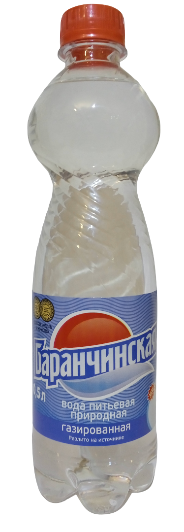 Вода Баранчинская 0.5л газированная